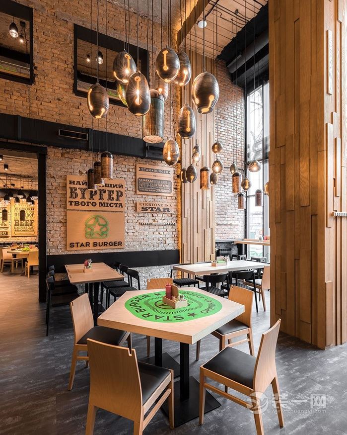 装一网工业风格餐厅装修案例 老厂房装修改造真个性