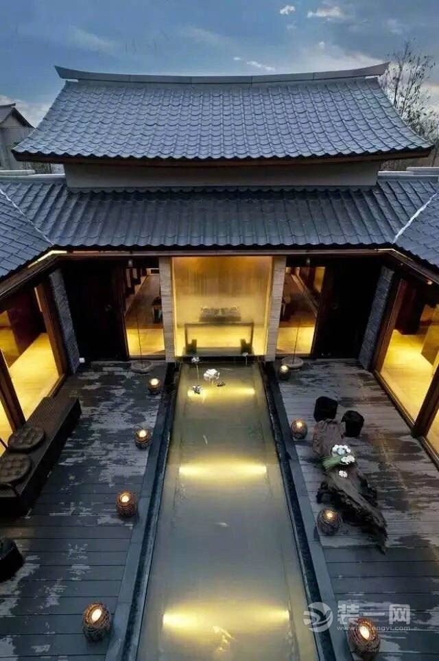 9款复古中式庭院设计效果图 详解庭院设计风水讲究